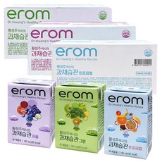 이롬 황성주박사의 과채습관 140ml 3종 (트로피컬/그린/퍼플), 72개