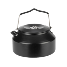 야외주전자 휴대용 캠핑주전자 두랄루민 레인지 주전자 캠핑 식기 용품, 블랙