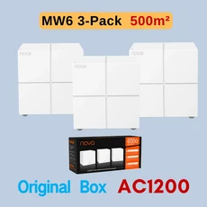 Tenda 메쉬 WIFI 라우터 AC2100 듀얼 밴드 2.4&5Ghz 무선 기가비트 글로벌 버전 TENDA wifi 레인저 익스텐, 01 Original EU Plug, 03 MW6 AC1200 3 Pack