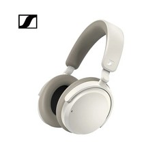 SENNHEISER 森海塞爾 ACCENTUM Wireless 耳罩式無線降噪藍牙耳機 (附硬殼收納包) - 絕佳音質、舒適配戴、主動降噪, 白色+硬殼收納包