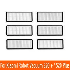 Xiaomi S20 + / S10 /S10Plus 로봇 진공 청소기 예비 부품 교체 브러시 Hepa 필터 천 액세서리, 12 6pcs