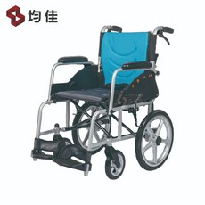 艾護康 均佳 JW-G150-16 鋁合金輪椅 便利型 小輪 手動輪椅 外出輪椅 輪椅補助, 1個