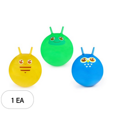 캐스비 스포츠 콩콩 점핑볼 3종 세트 KBS2260, 꿀벌 + 부엉이 + 개구리, 1개