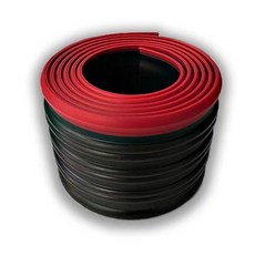 차량 범퍼 범용 자동차 도어/사이드 바디 충돌 방지 스크래치 고무 스커트 프로텍터 보호 가드 장식 스티커 데칼 엣지, 한개옵션1