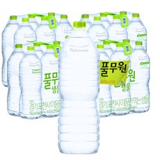 풀무원샘물 무라벨, 2L, 24개