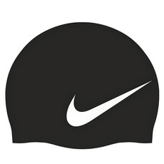 나이키스윔 빅 스우시 실리콘 캡 NESS8163-001, BLACK, 1개 BLACK, 1개