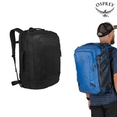 25년 오스프리 트랜스포터 트래블 팩 44L 등산 백팩 OPF1ATB004, ONE, Raven Black/ZD