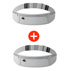 러닝벨트 스포츠 초경량 힙색 런닝가방 1+1, 2개, 찐그레이