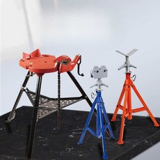 배관파이프 받침대 쇠파이프 튜브 삼발이 지지대, 1개, 롤러 브래킷 직경 300mm 이하