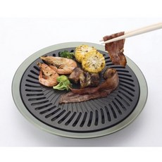 台灣黑熊 Wen Liang 文樑 無煙烤盤 BBQ 燒烤 烤肉盤 FS-360, 1個, 250mm