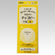 쏘잉스타 크로바 차코페이퍼 초크페이퍼 도안그리기 단면 먹지 패턴 그리기 (각 5매) 24-140 24-141 24-142 24-143 24-144 24-145, 24-143(노랑), 1개