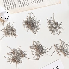 [10개] 실버 볼핀 7종 9-217-1 악세사리 고리 구자말이 만들기재료