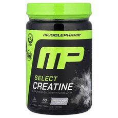 Musclepharm 머슬팜 셀렉트 크레아틴 언플레이버드 10.6oz 300g 파우더 운동보충제, 300, 1