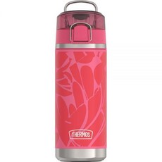 Thermos 써모스 ICON SERIES 가 있는 물병 532.3ml18온스 씨폼 뚜껑이 스테인리스 스틸 진공 단열 155326, Abstract Pearls