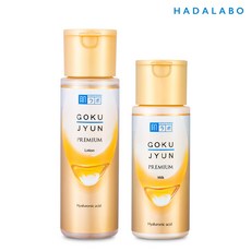 하다라보 고쿠쥰 프리미엄 로션 170ml + 밀크 140ml 세트, 1세트