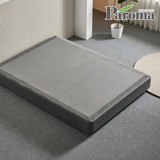파로마 밤앤잠 파운데이션 매트리스 받침대 무헤드 침대 프레임 깔판 SS Q 패브릭원단, 플레인그레이 SS