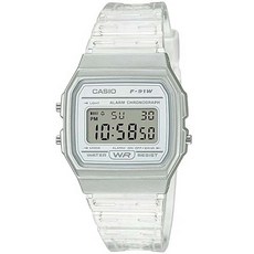 카시오 레트로 쿼츠 우레탄시계 F-91WS-7DF