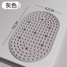 DFMEI 致佳新款液態軟硅膠按摩指壓板腳趾足底按摩墊家用瑜伽足腳底按摩, 灰色-跑道指壓板-升級款:如圖, 1個