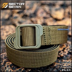 SECTOR SEVEN 雙面戰術腰帶【黑色狼棕色兩用】尼龍勤務腰帶 生存遊戲腰帶