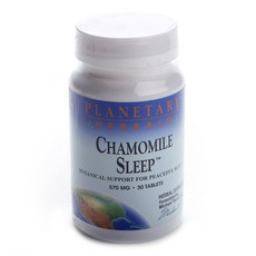 PLANETARY HERBALS 洋甘菊睡眠 570 毫克片劑, 30顆, 1罐