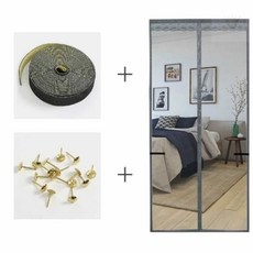 CEOSHOP 모기방충망 문모기장 문 모기장(90X200CM) (그레이), CEOSHOP 모기방충망 문모기장 문 모기장(90X20