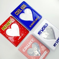 야구티켓바인더 축구선수포토카드 콘서트 뮤지컬 영화티켓 증명사진바인더 증사, 핑크