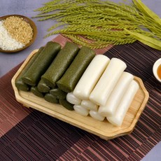 우리쌀 옛날 가래떡 일타쌍떡세트 (쌀+현미쑥) 총 2kg, 1개