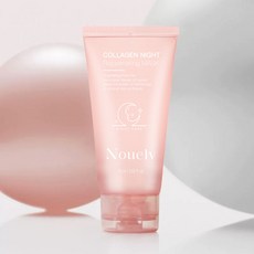 Nouelv 膠原蛋白晚安面膜, 1個, NOUELV 實色管）1瓶/75ml