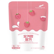 리틀스푼 요거랑 딸기, 16g, 16개