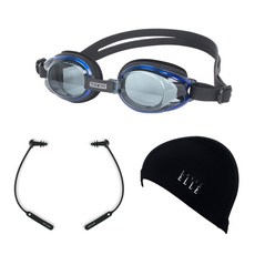 基礎版Elle兒童課游泳用品套裝護目鏡+頭飾+耳塞BEPSV002K