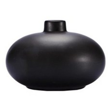 캔들마노 타원형 대용량 세라믹 디퓨저 용기 블랙 - 760ml, 1개, 단품