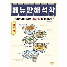 메뉴판 해석학 - 일본 편 - 낭만닥터SJ의 친 식 여행기, 상품명