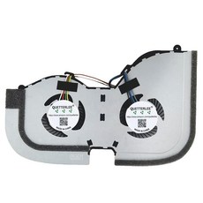 새로운 노트북 CPU + GPU 냉각 팬 HP Elite Slice G2 Zoom Promo EG1 EG2 시리즈 902410-001 FHKR DFS400705PU0T FHKS, 새로운 노트북 CPU + GPU 냉각 팬 HP Elit