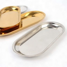 다용도 라운드 스틸 트레이 다용도트레이 스틸접시, 단일상품0