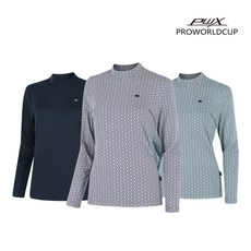 프로월드컵 여성 반목 티셔츠 신축성 좋고 부드러운 반폴라 Q322-3651-53