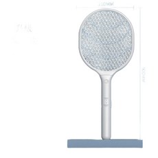 充電式LED照明電蚊拍, DN - Li2089方網 18650鋰電池 / USB充電