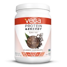 含有 Vega 蛋白質和能量 MCT 油的飲料 3g, 513g, 經典巧克力, 1個