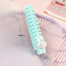 可愛眼鏡小兔摺疊梳, 綠色可愛眼鏡小兔摺疊梳:如圖所示, 1個