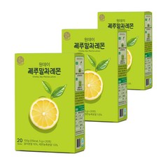 우리차 원데이 제주 말차레몬, 5g, 3개, 20개입
