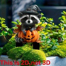 萬聖節 亞克力 2D 提燈寵物造型花園地插 戶外庭院裝飾, Z404, 1套