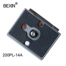 Manfrotto 퀵 릴리스 클램프 플레이트 카메라 마운트 어댑터 323 460MG 468RC 삼각대 볼 헤드 200PL-14, 03 빨간, 1개