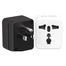 萬國轉換插頭 3P台規 台灣製造 15A 125VAC, 1個