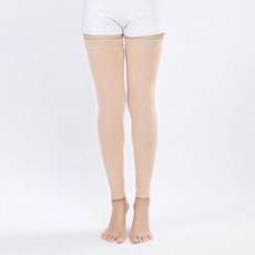 레그 허벅지 슬리브 기본 햄스트링 아대, 스킨톤 실리콘논슬립60cm, L60.0-70.0kg