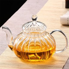 몽키 내열유리 차포트 600ml 호박 티포트