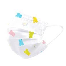 親愛的眼睛果凍熊面膜（獨立包裝）兒童和嬰兒小面膜14cmX9.5cm, 50片, 50張, 小熊軟糖款