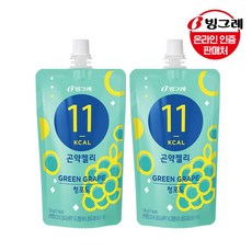 빙그레 곤약젤리 청포도, 130g, 30개