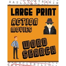 Large Print Action Movies Word Search: With Movie Pictures - Extra-Large For Adults & Seniors - Hav... Paperback, Semsoli