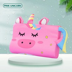 베개 메모리 폼 통기성 수면 지원 여행 쿠션 세척 커버가있는 침대 침구, 5. pink 45x27x6cm