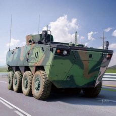 아카데미과학 1/35 대한민국 육군 K808 차륜형 장갑차 13569, 1개