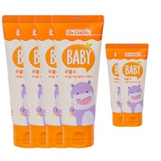 닥터초이스 좋은치약 베이비 1단계 60g x 4p + 여행용 1단계 15g, 1세트